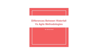 Software Development Methodologies: Waterfall VS Agile