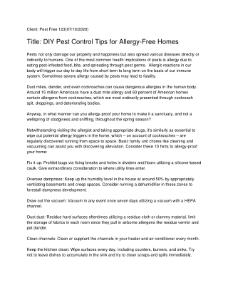 Pest control Rockland | Termite inspection Rockland