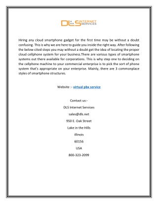 Virtual PBX Service | Dls.net