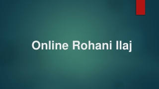 Online Rohani Ilaj