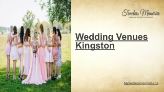 Wedding Venues Kingston