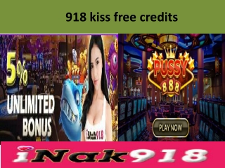 918Kiss free credit