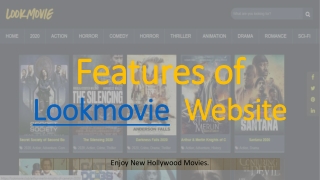 Lookmovie Website's Features For Visitors | Fresh Hollywood Movies free Online.