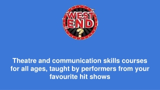 Best Musical Theatre Courses - West End in