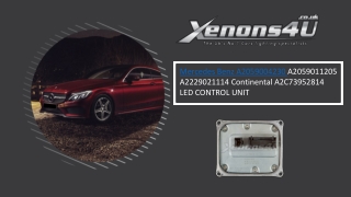 Mercedes Benz A2059004230 A2059011205 A2229021114 Continental A2c73952814 Led Control Unit