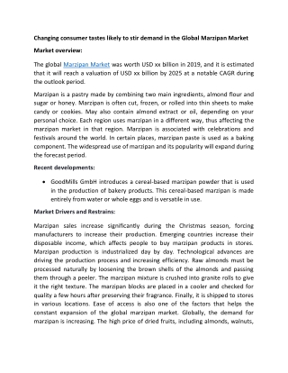 North America holds the prominent share in the Global Marzipan Market