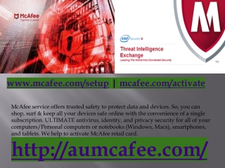 McAfee.com/Activate - Download, Install &amp; Activate McAfee Retail Card