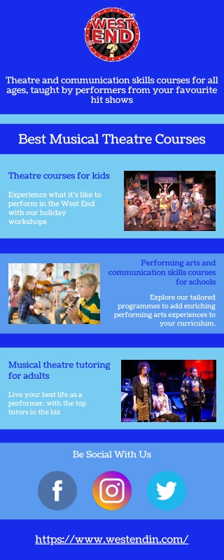 Best Musical Theatre Courses