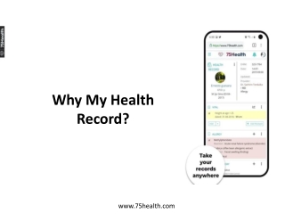 Why my health record?