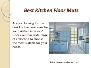 Best Kitchen Floor Mats