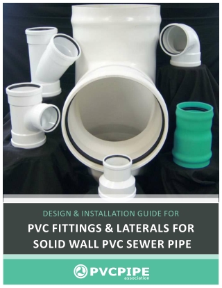 PVC FITTINGS & LATERALS FOR SOLID WALL PVC SEWER PIPE