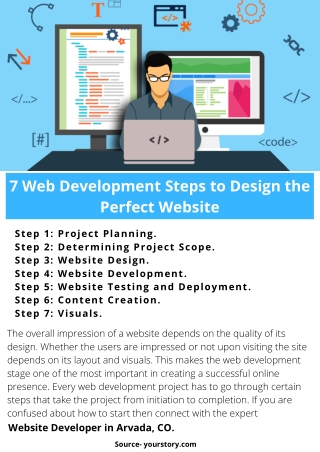 7 Web Development Steps to Design the Perfect Website