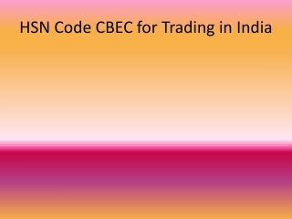 HSN Code Search for Trading Products Internationally