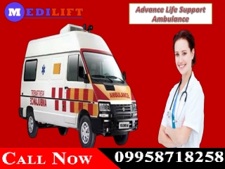 Get Medilift Road Ambulance Service in Gandhi Maidan and Kurji with All Quality Features