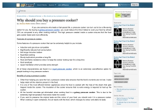 royal pressure cooker