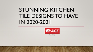 Stunning kitchen tile designs to have in 2020-2021