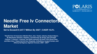 Needle-Free IV Connectors Market Share, Size, Trends, Industry Analysis Report, By Mechanism (Positive, Negative, and Ne