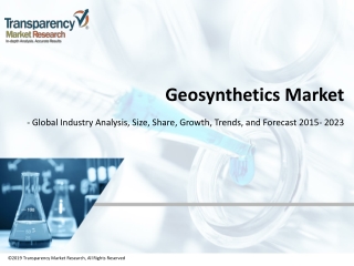 Geosynthetics Market projected to reach US$20.8 Bn by 2023
