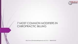 7 MOST COMMON MODIFIERS IN CHIROPRACTIC BILLING