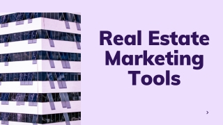 Real Estate Marketing Tools You Should Be Using Right Now