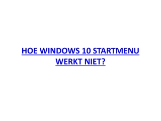HOE HERSTEL IK DAT DE HP-PRINTER NIET REAGEERT NA EEN WINDOWS-UPDATE?