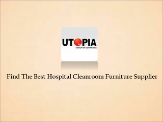 Hospital Cleanroom Furniture Supplier