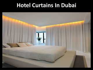 Hotel Curtains in Dubai