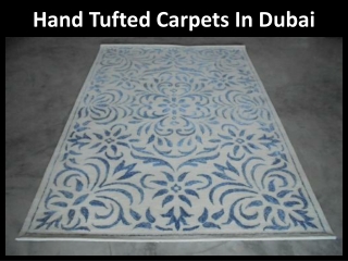 Hand Tufted Carpets Dubai