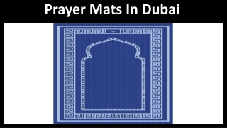 Prayer Mat in Abu Dhabi