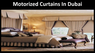 Motorized Curtains Dubai