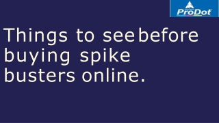 Buy Spike Busters Online | 4 Socket Spike Buster Online