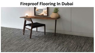 Fireproof Flooring Dubai