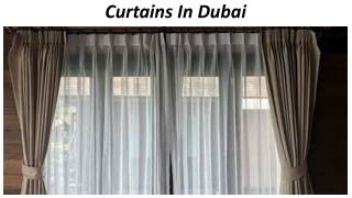 Curtains in Dubai