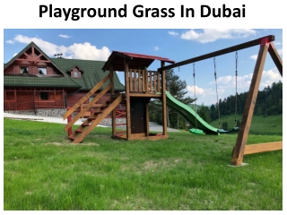 Playground Grass in Dubai