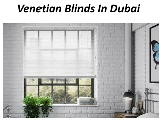 Venetian Blinds Dubai