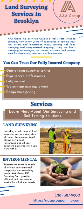 Land Surveyor Near Me | AAA Group Brooklyn