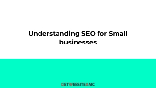 SEO for Small businesses
