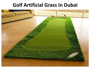 Golf Artificial Grass in Dubai