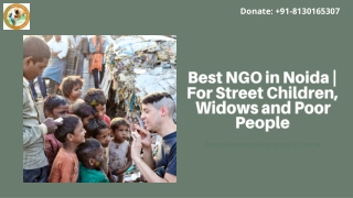 Best NGO in Noida | For Steert Children, Widows and Poor People