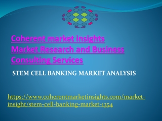 Stem Cell Banking Market Analysis