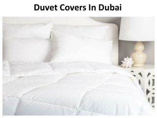 Duvet Covers in Dubai