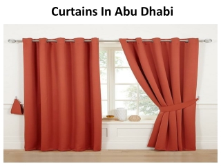 Curtains in Dubai