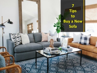 7 Tips to Choose a Quality Sofa