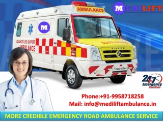 Ambulance Service in Karolbagh and Chattarpur Delhi with Medical Team