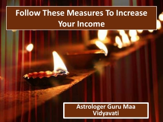 Astrological Measures To Increase Income