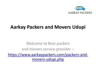 AarKaypackers Trusted Packers and Movers in Udupi