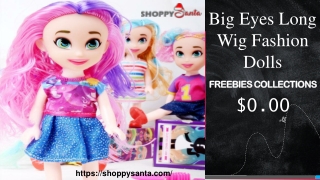 Big Eyes Long Wig Fashion Dolls Online at ShoppySanta