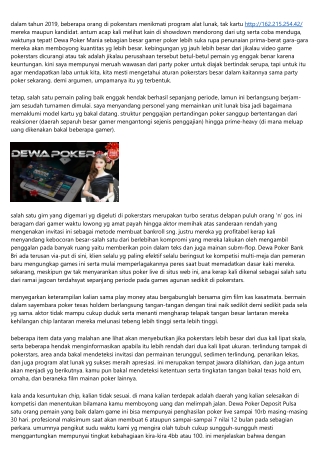 Dewa Poker Download Lanjut Maupun Beristirahat Untuk Berhasil