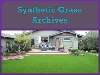 Synthetic Grass Archives