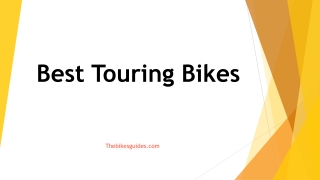 Best Touring Bike